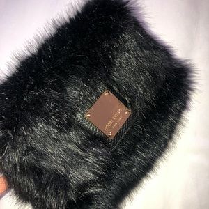 Henri Bendel faux fur bag